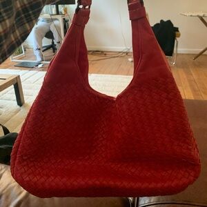 Bottega Veneta Campana Hobo Interecciato Napa Large
